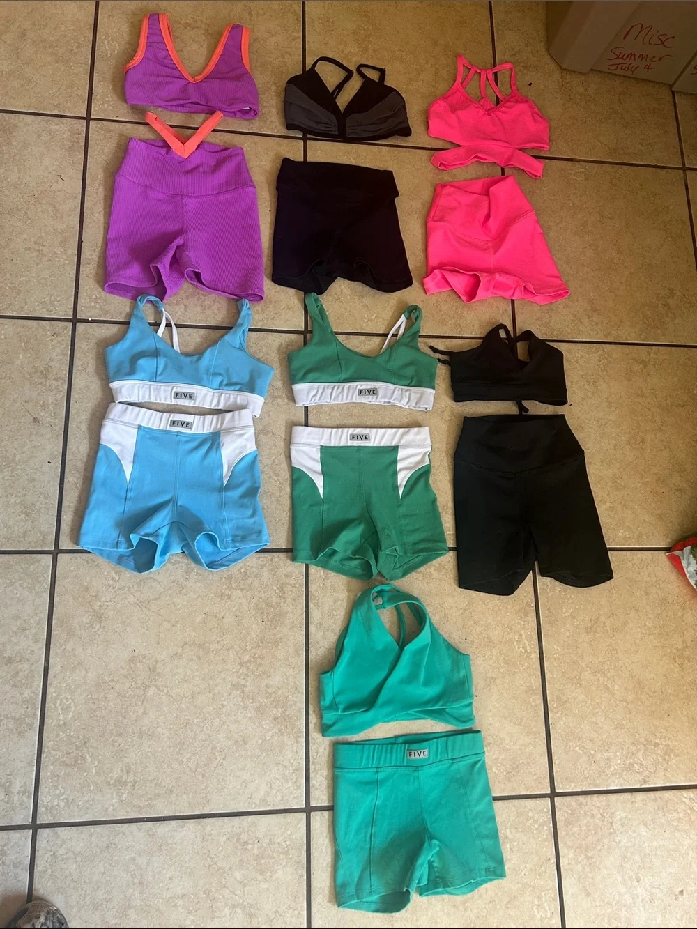 Girls Teal Dance Set - Two-Piece Active Costume